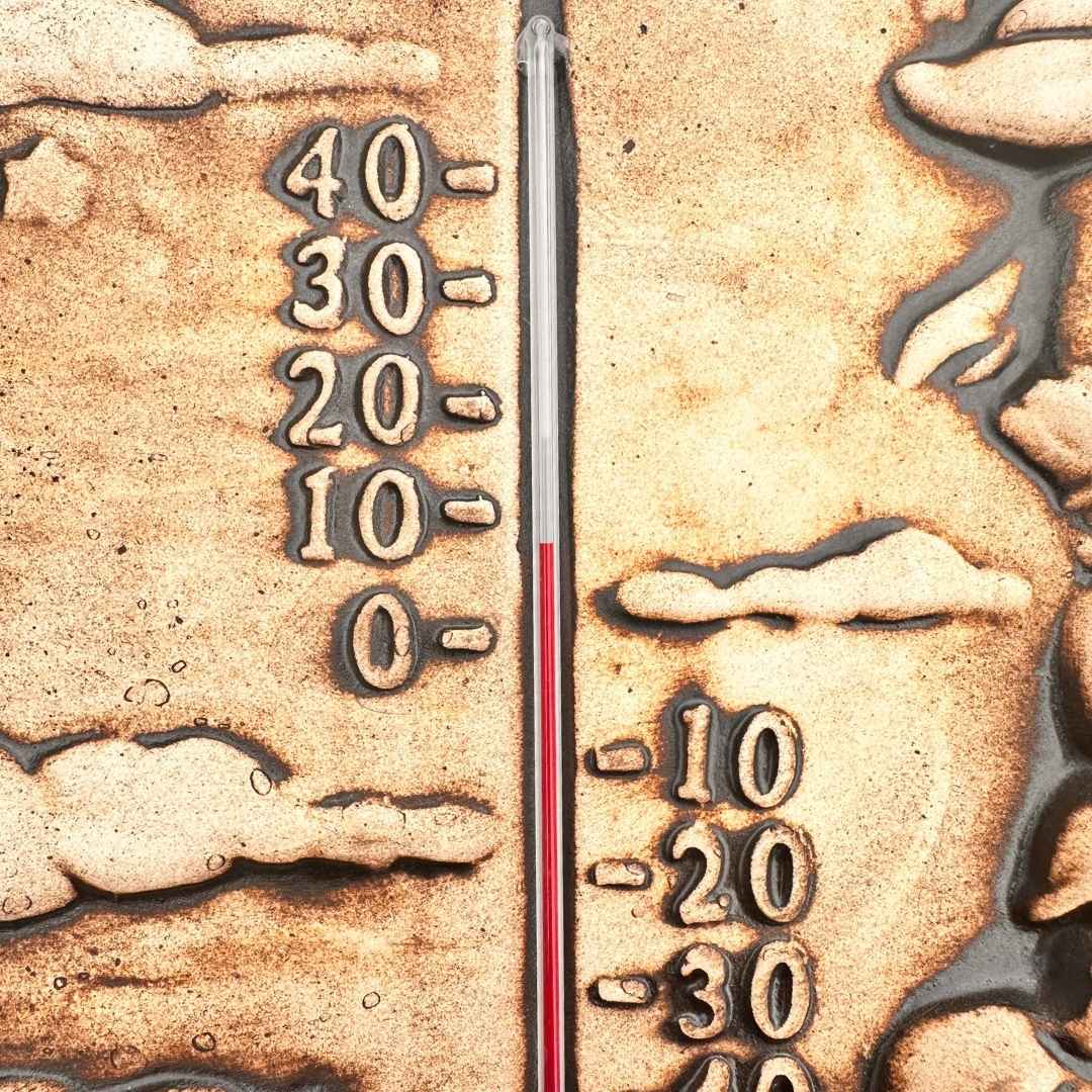 Keramický teploměr z české dílny